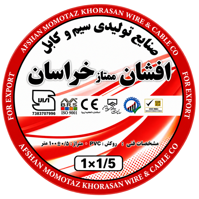سیم 1/5×1 مس
