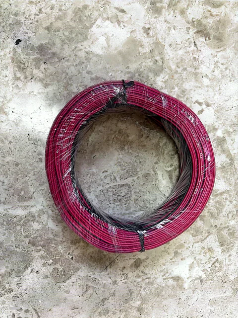 سیم باندی 0/25×2 pvc cca